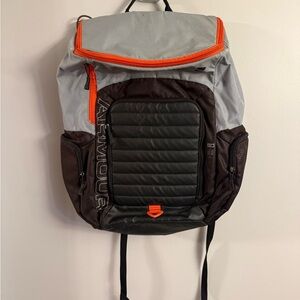 Under Armour Black and Orange Men's Backpack